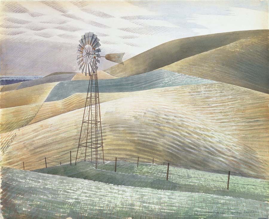 Windmill (1934) – Eric Ravilious Tablo