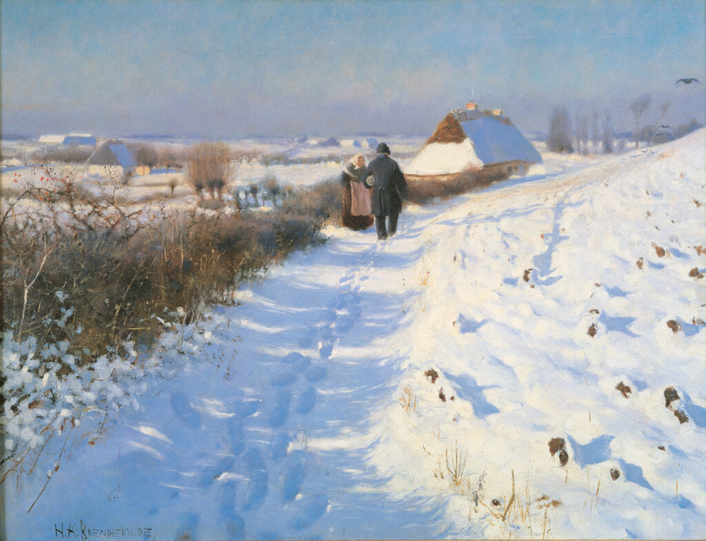 Winter - Hans Andersen Brendekilde Tablo
