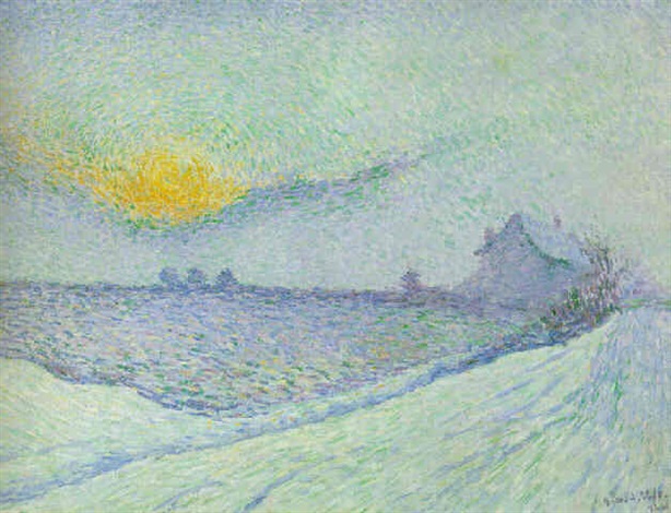 Winter Sun (1892) – Henry van de Velde Tablo
