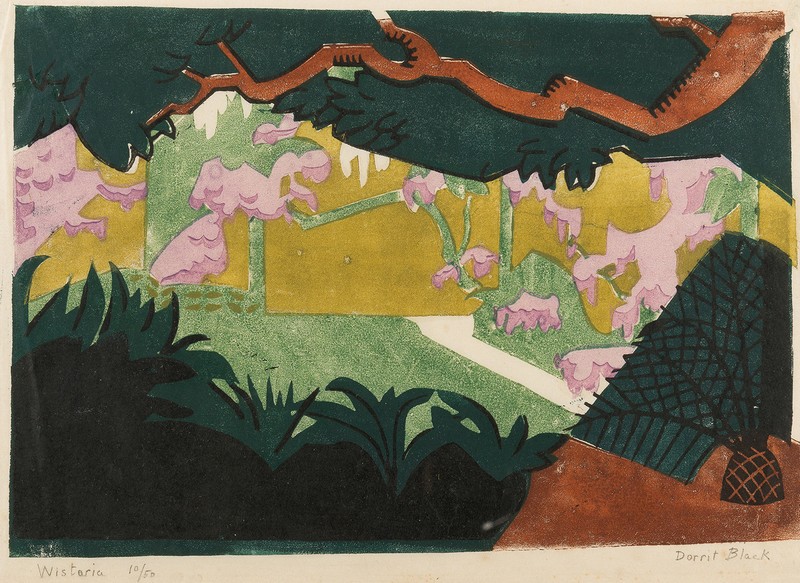 Wisteria, Wentworth House (1931) - Dorrit Black Tablo