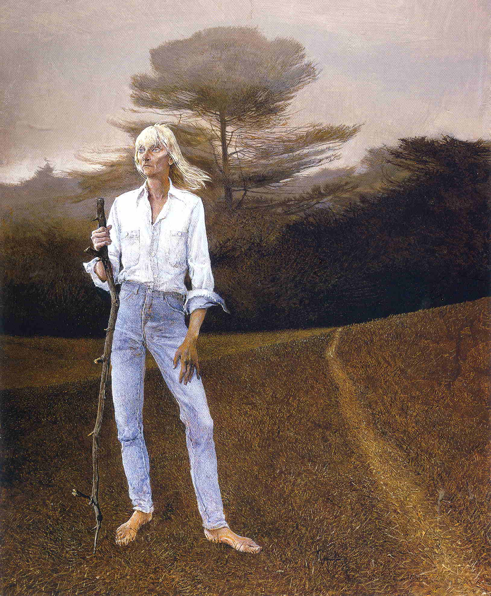 Witches Broom - Andrew Wyeth Tablo