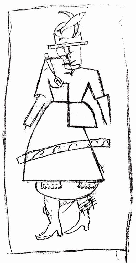 Woman (1916) - Kazimir Malevich Tablo
