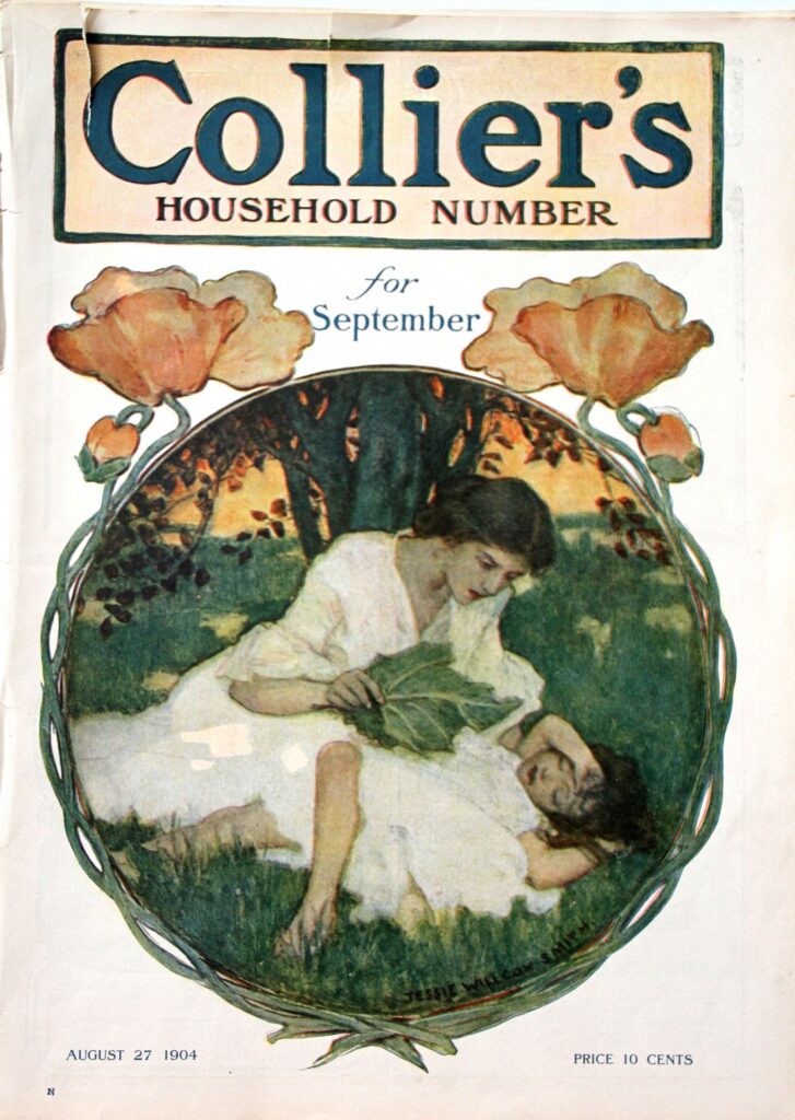Woman With Child (1904) - Jessie Willcox Smith Tablo