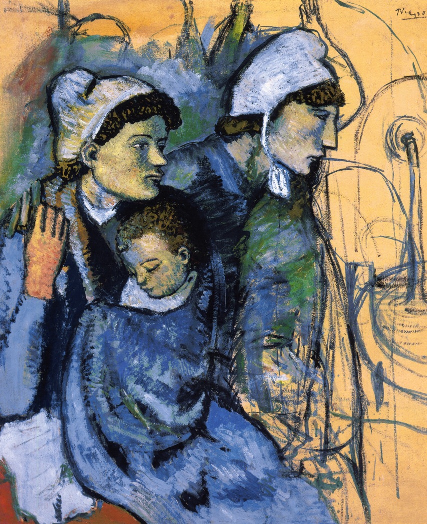 Woman at a Fountain (1901) - Pablo Picasso Tablo