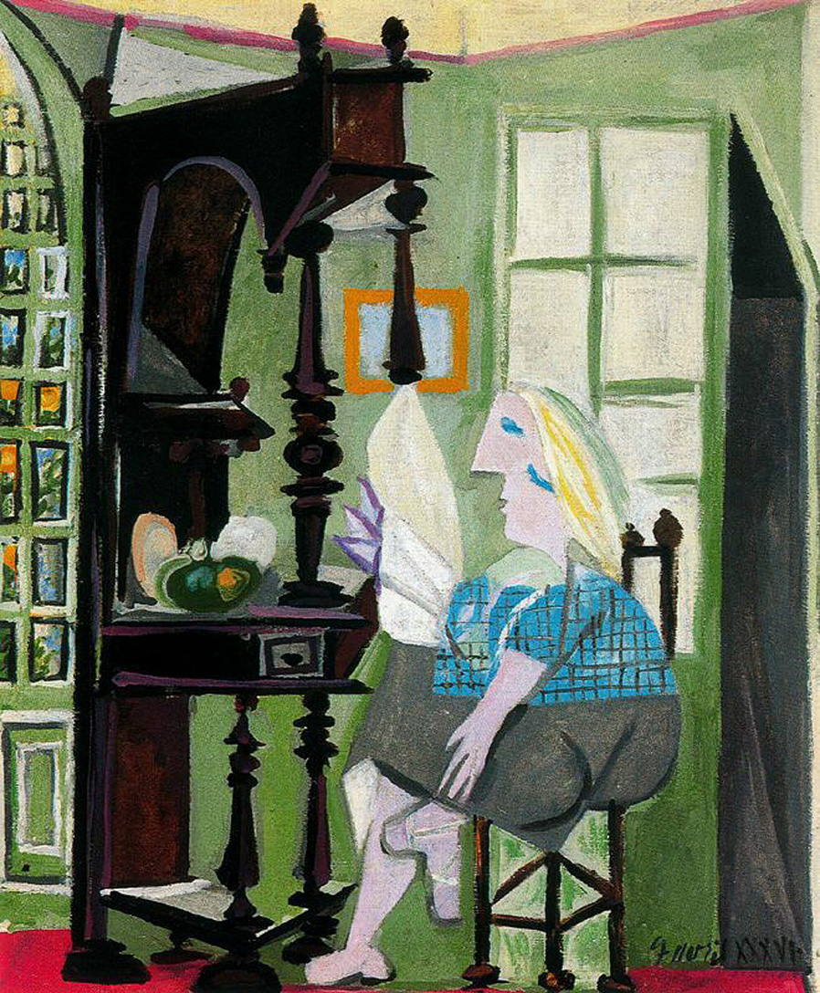 Woman by the dresser (1936) - Pablo Picasso Tablo