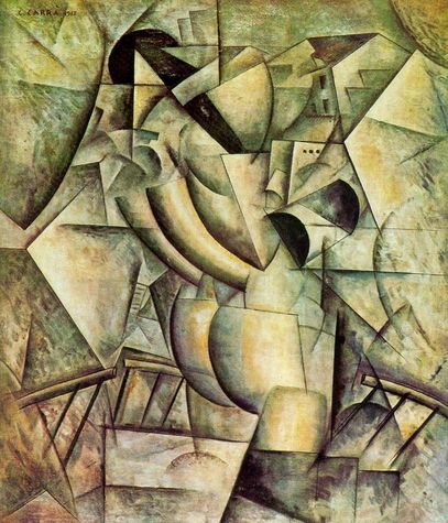 Woman on the Balcony (1912) – Carlo Carrà Tablo