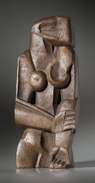 Woman standing (1922) - Ossip Zadkine Tablo