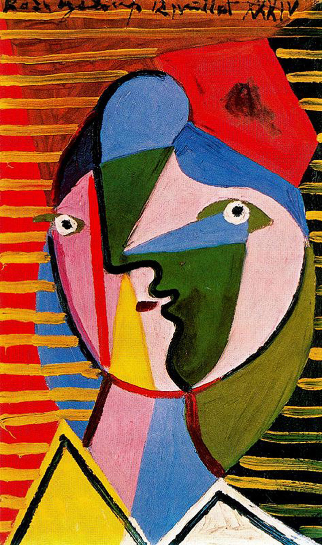 Woman turned right (1934) - Pablo Picasso Tablo