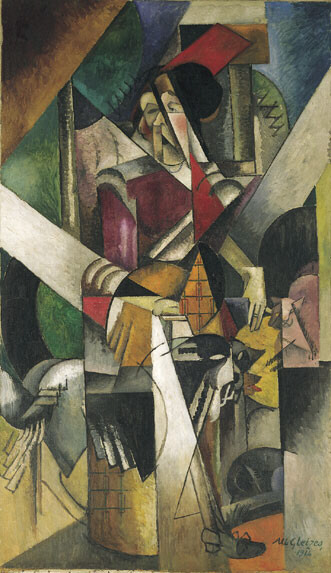 Woman with Animals (1914) - Albert Gleizes Tablo