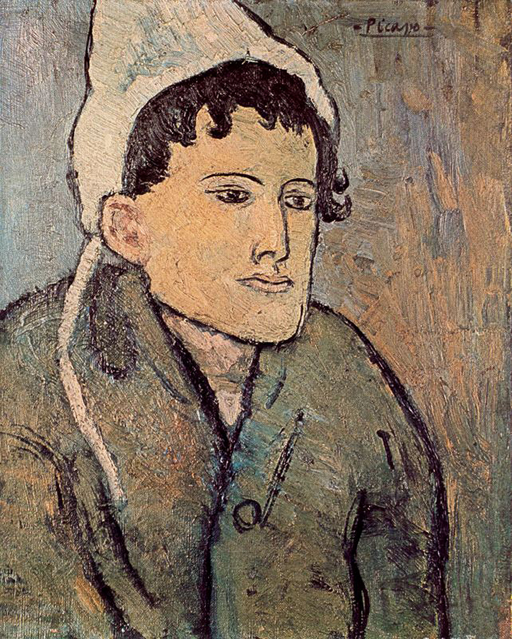 Woman with cap (1901) - Pablo Picasso Tablo