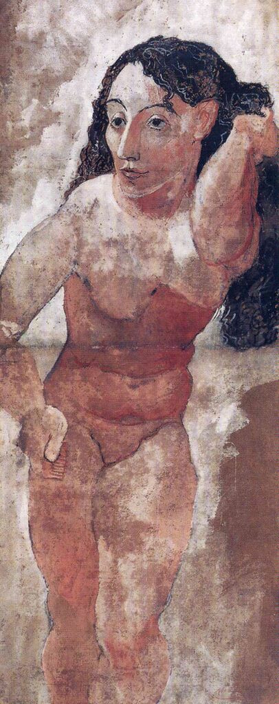Woman with comb (1906) - Pablo Picasso Tablo