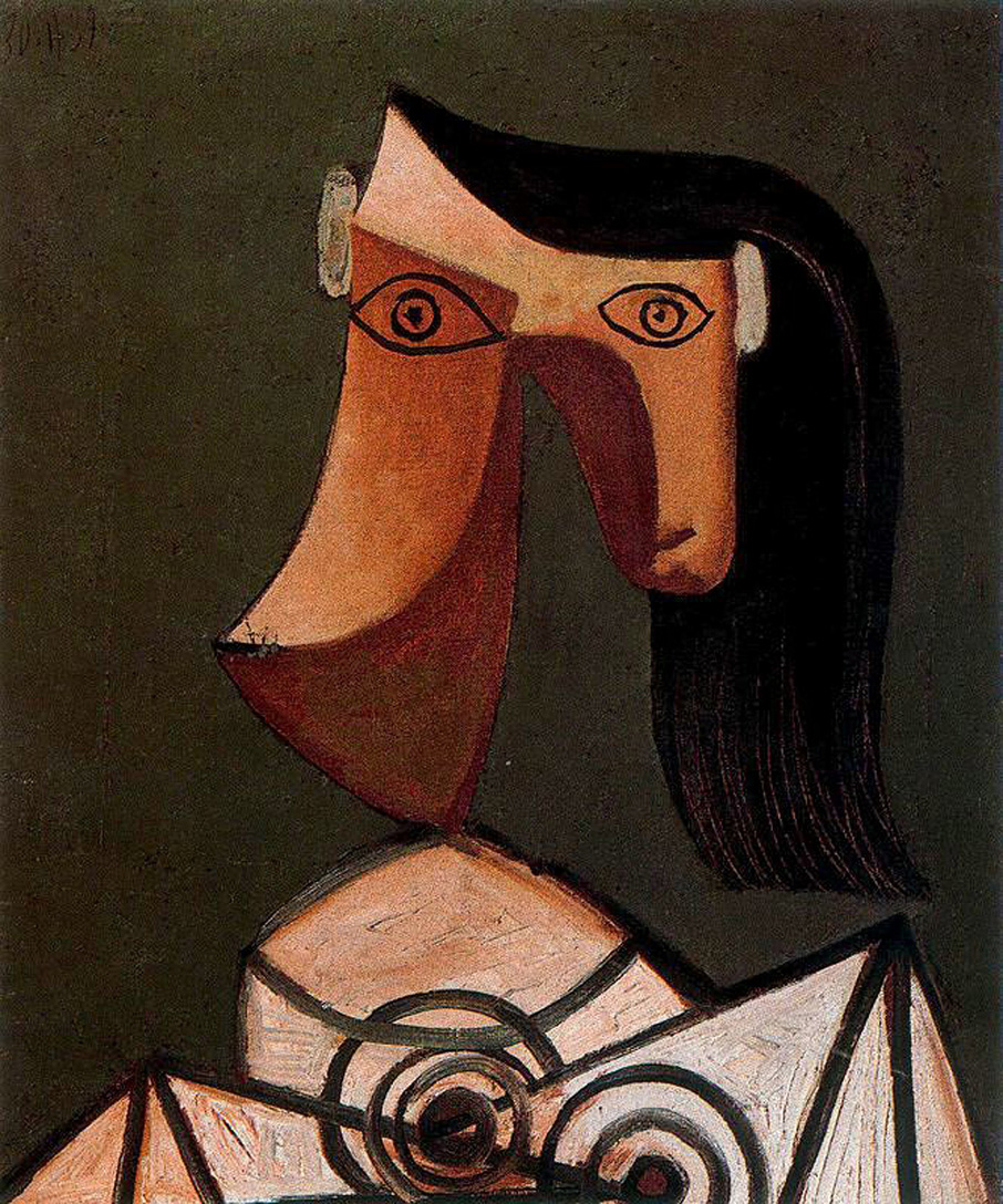 Woman's head (1939) - Pablo Picasso Tablo