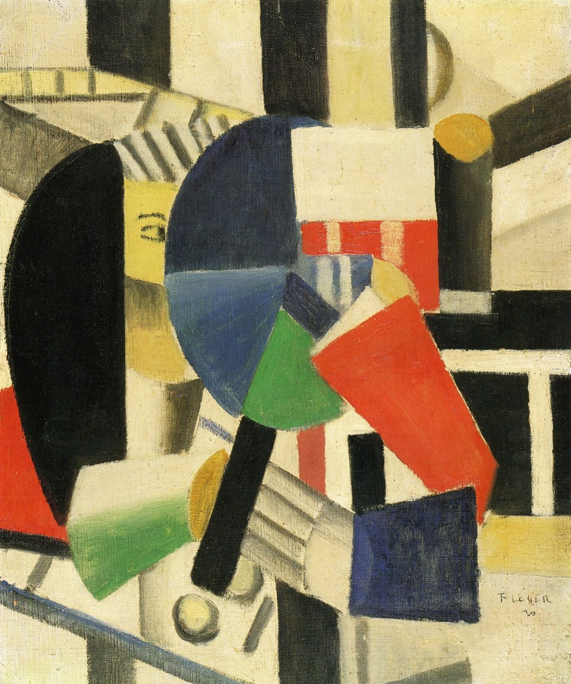 Women with Mirror (1920) - Fernand Léger Tablo