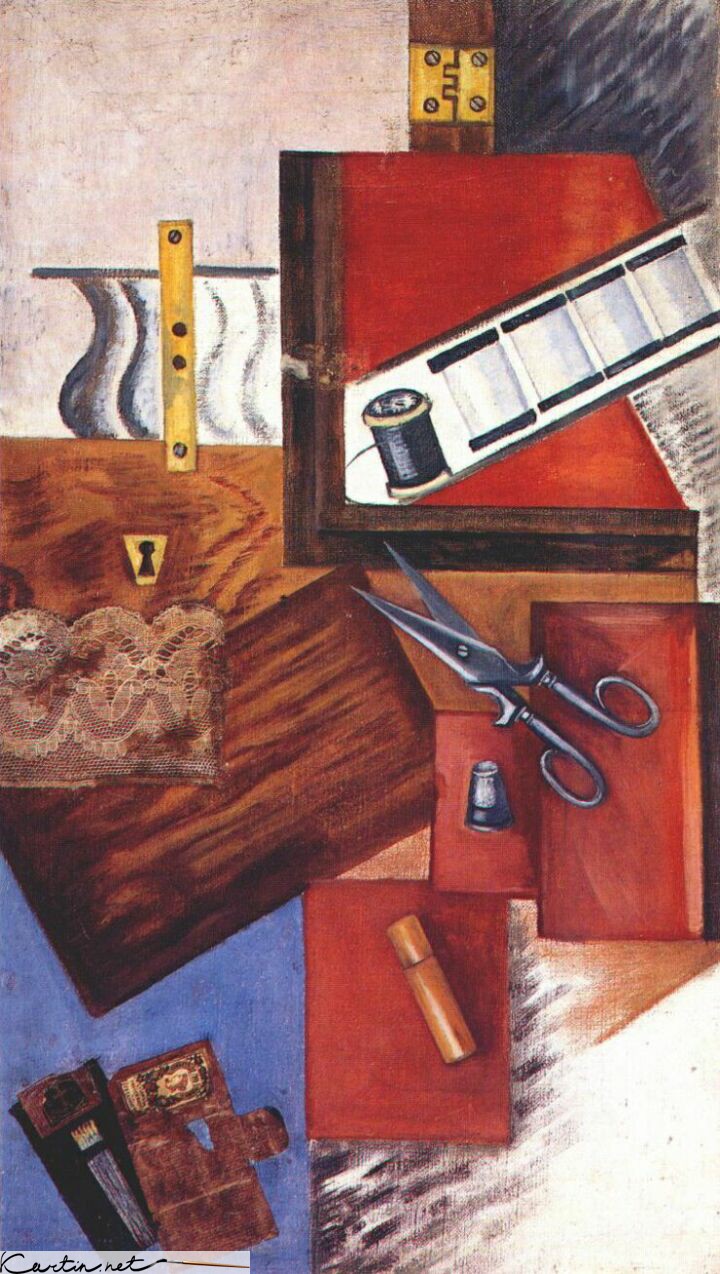 Workbox (1915) - Olga Rozanova Tablo