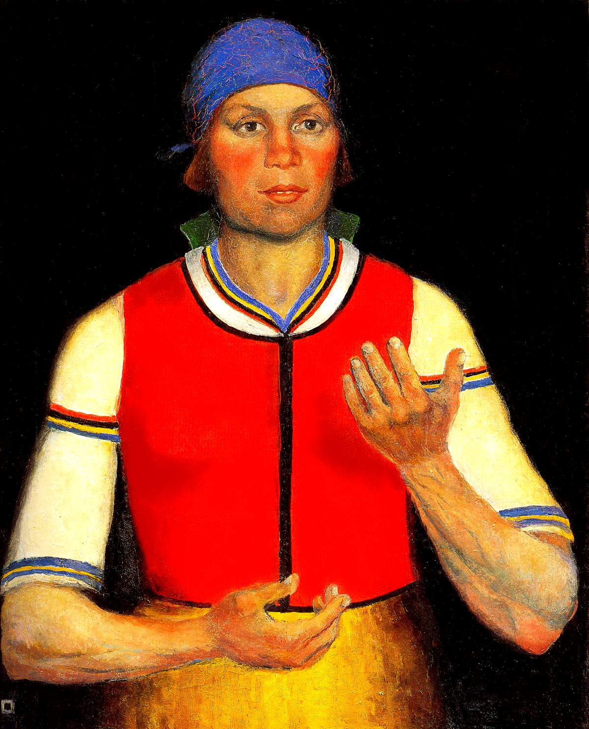 Worker (1933) - Kazimir Malevich Tablo