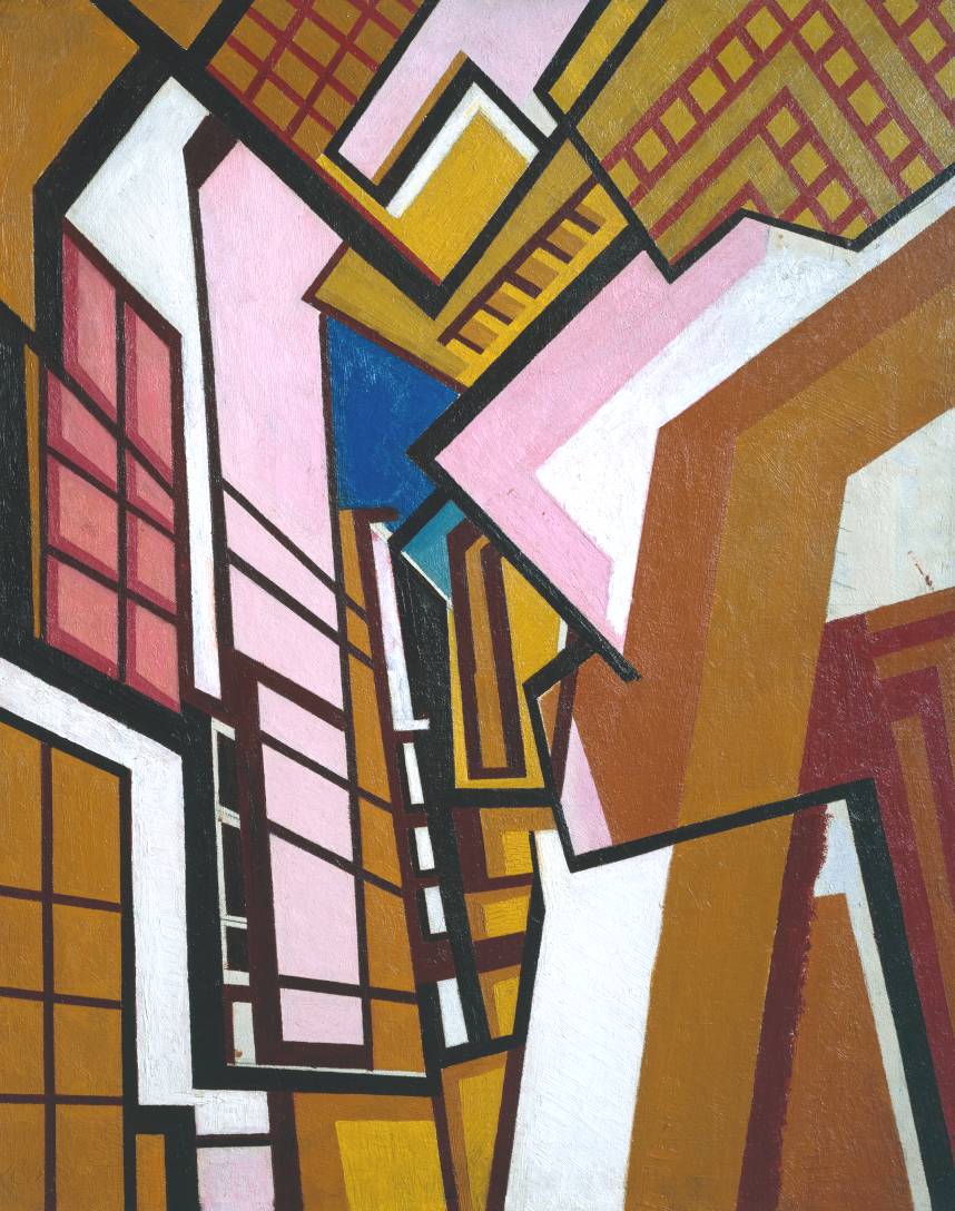 Workshop (1915) - Wyndham Lewis Tablo