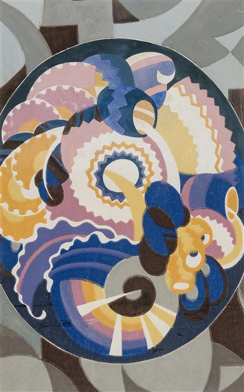 Xallpaper Papier peint (1922) - Victor Servranckx Tablo