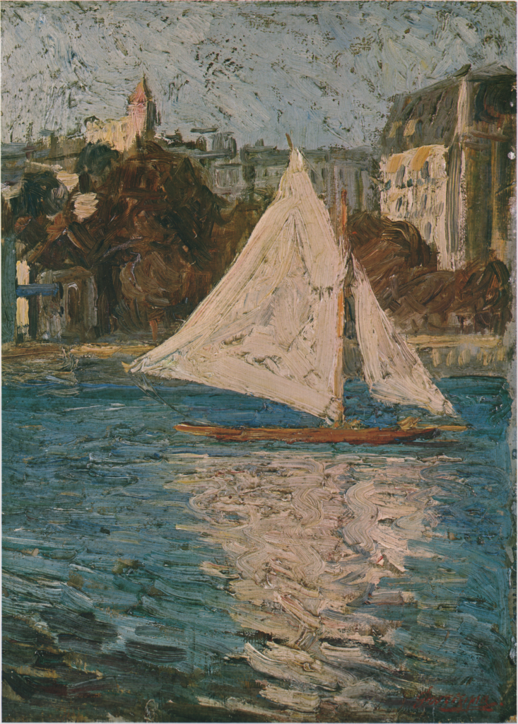 Yacht - Fujishima Takeji Tablo