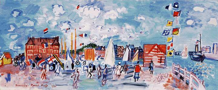 Yacht club (1931) - Raoul Dufy Tablo