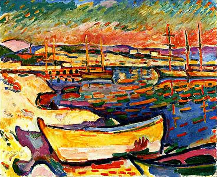 Yellow Seacoast (1906) - Georges Braque Tablo