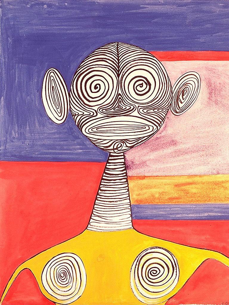 Yellow Tights (1945) – Alexander Calder Tablo