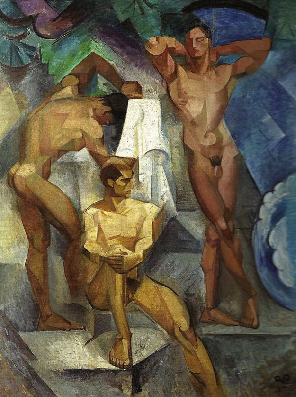 Young Bathers (1914) - Georg Pauli Tablo