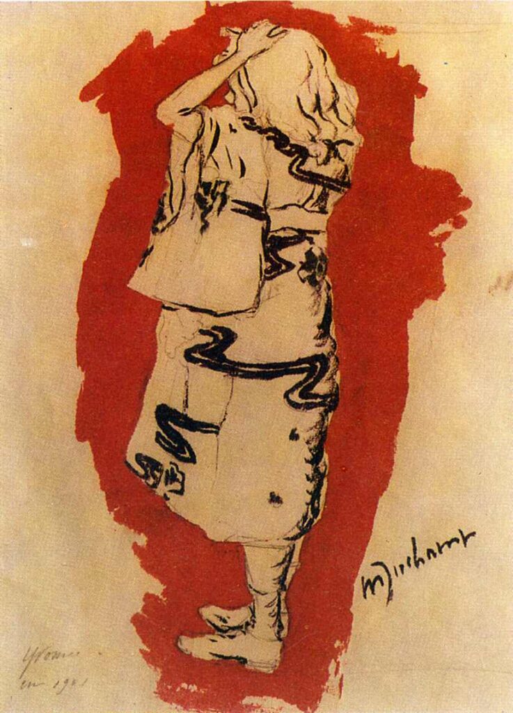 Yvonne (in kimono) (1901) - Marcel Duchamp Tablo