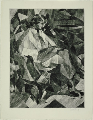 Yvonne D. in Profile (Yvonne D. de Profil) (1913) - Jacques Villon Tablo