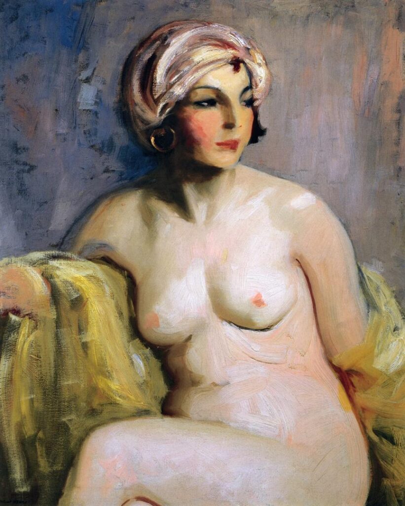 Zara Levy, Nude (1923) - Robert Henri Tablo