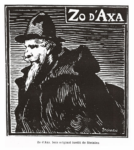 Zo d’Axa – Théophile Steinlen Tablo