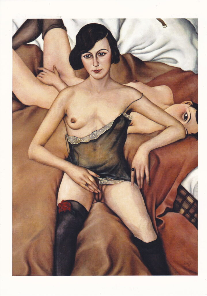 Zwei Mädche (1928) - Christian Schad Tablo
