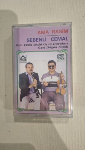 Ama Raşim Sebenli Cemal Bolu Ekibi Sözlü Oyun Havaları Özel Düğün Bandı Kaset (Sıfır Ambalajında)