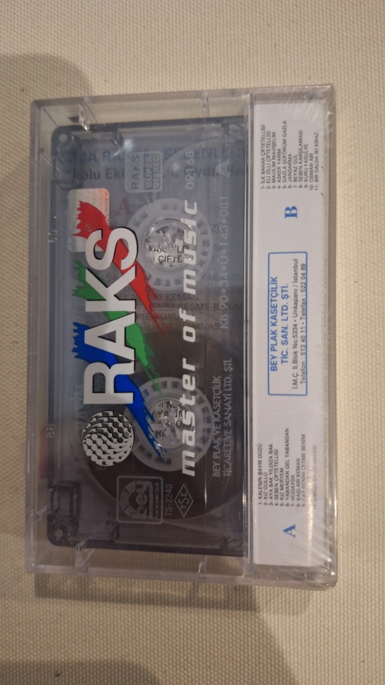 Ama Raşim Sebenli Cemal Bolu Ekibi Sözlü Oyun Havaları Özel Düğün Bandı Kaset (Sıfır Ambalajında) - Görsel 2