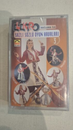 Ekro Sazlı Sözlü Oyun Havaları Kaset (Sıfır Ambalajında)