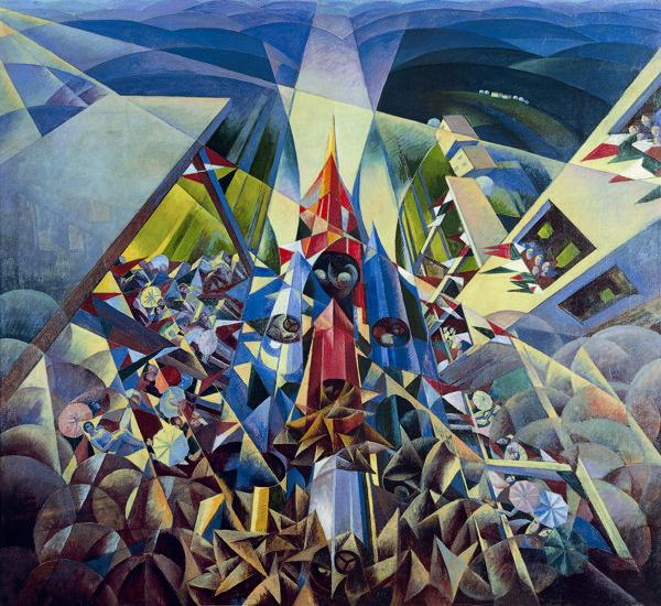 il Trittico della Velocità Il Via (1927) – Gerardo Dottori Tablo