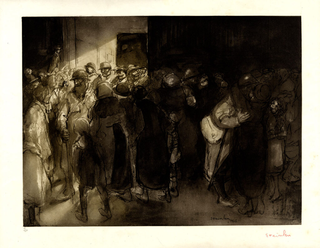 les Adieux (1916) - Théophile Steinlen Tablo