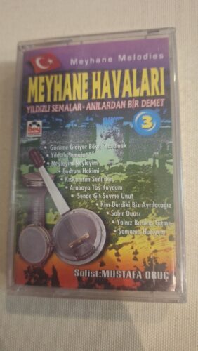 Mustafa Oruç Meyhane Havaları 3 Kaset (Sıfır Ambalajında)