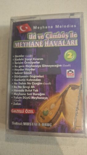 Mustafa Oruç Ud Ve Cümbüş İle Meyhane Havaları 2 Kaset (Sıfır Ambalajında)