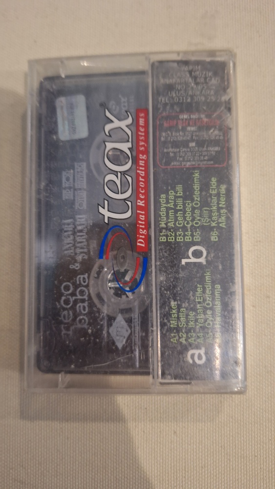 Reco Baba Ankara Starları Hip Hop Oyun Havaları Kaset (Sıfır Ambalajında) - Görsel 2