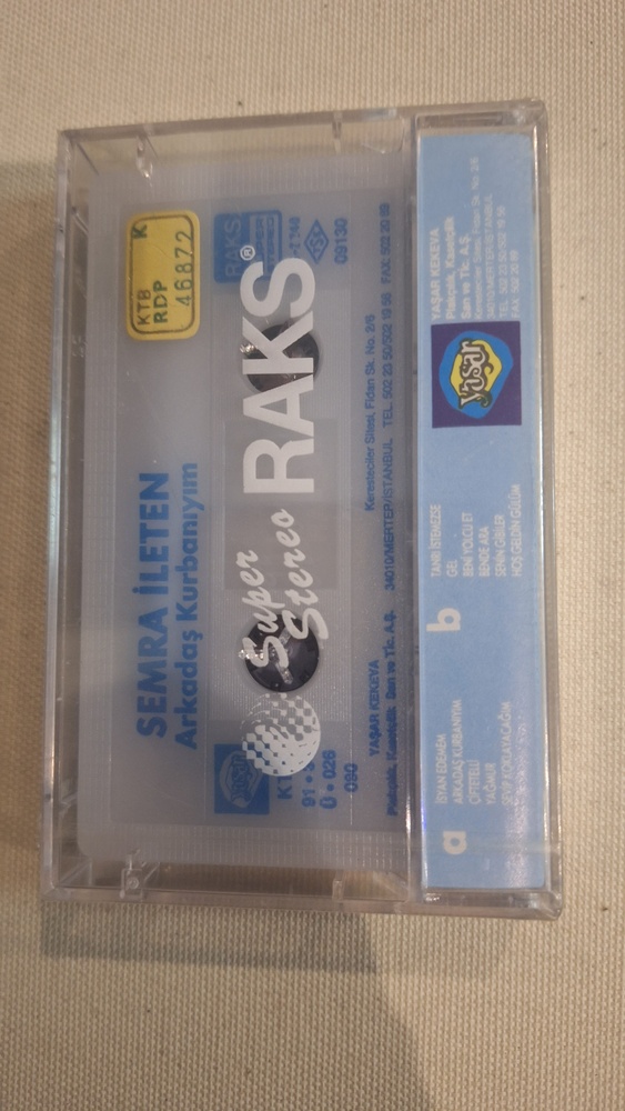 Semra İleten Arkadaş Kurbanıyım Kaset (Sıfır Ambalajında) - Görsel 2