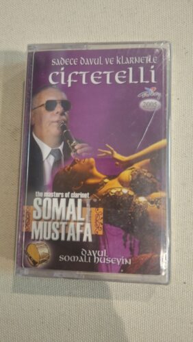 Somalı Mustafa Davul Somalı Hüseyin Sadece Davul Ve Klarnet Çiftetelli Kaset (Sıfır Ambalajında)