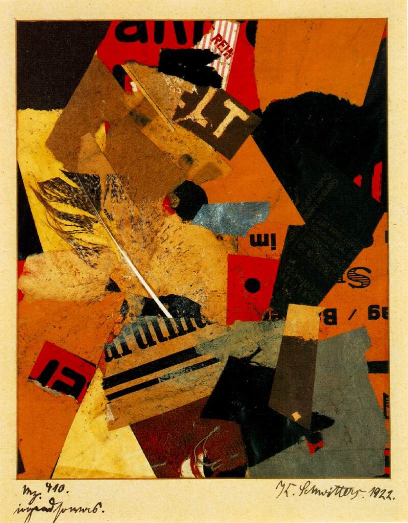 something or other (1922) – Kurt Schwitters Tablo