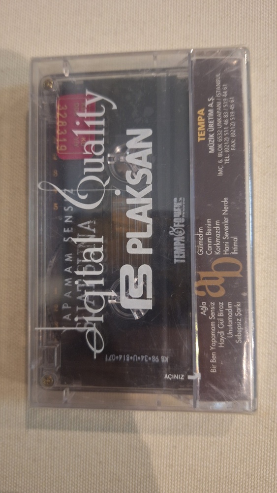 Suat Suna Yapamam Sensiz Kaset (Sıfır Ambalajında) - Görsel 2