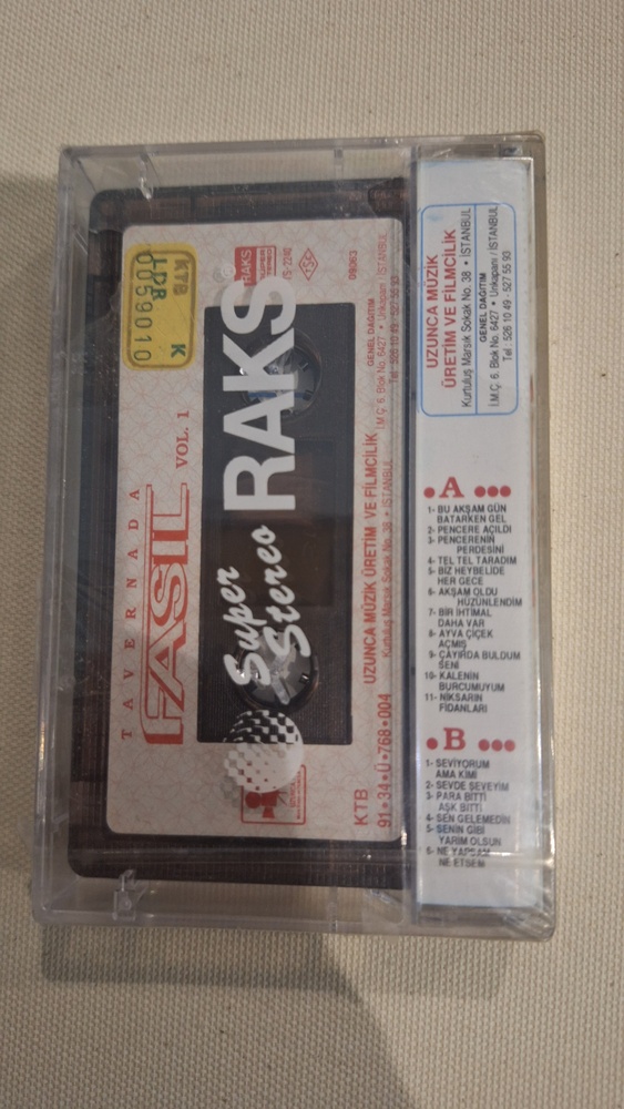 Tavernada Fasıl Vol 1 Kaset (Sıfır Ambalajında) - Görsel 2