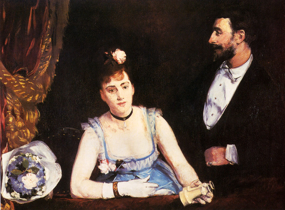 A Box at the Theatre des Italiens (1874) - Eva Gonzalès Tablo