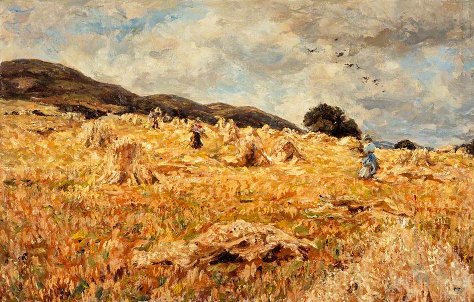 A Cornfield near Wooler - James Charles Tablo
