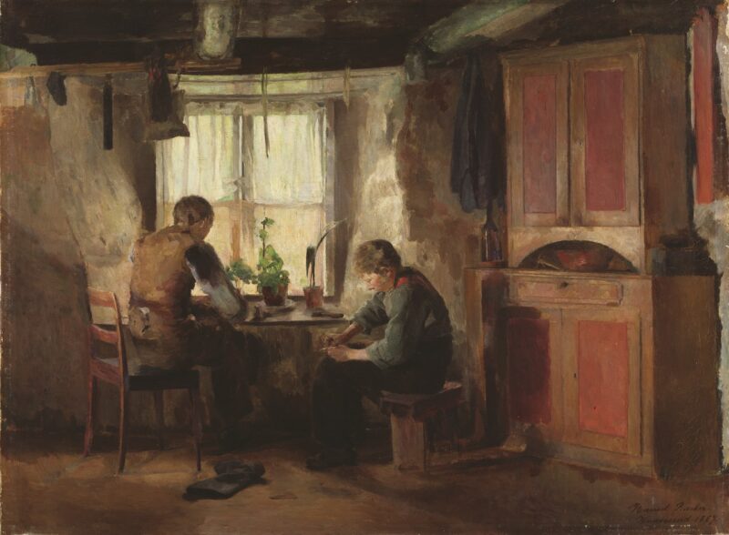 A Country Cobbler (1887) - Harriet Backer Tablo