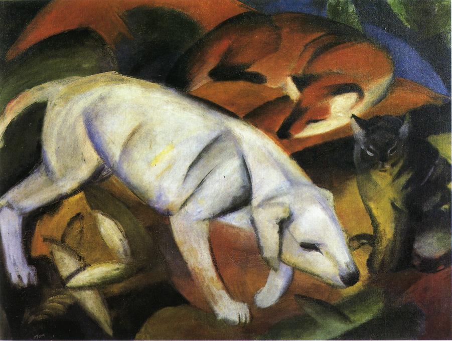 A Dog (1912) - Franz Marc Tablo