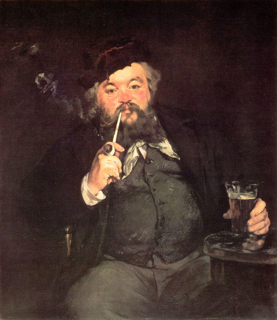 A Good Glass of Beer (1873) - Edouard Manet Tablo