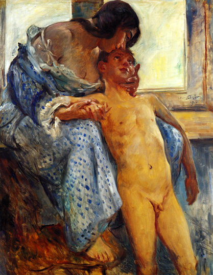 A Mother's Love (1911) - Lovis Corinth Tablo